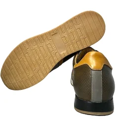 Scarpe di Maremma Sneakers Bassa Artigianale In Pelle Grigia*Uomo Sneakers