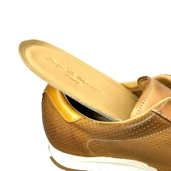 Scarpe di Maremma Sneakers Bassa Artigianale In Pelle Cuoio*Uomo Sneakers