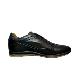 Scarpe di Maremma Sneakers Bassa Cioccolato E Blu*Uomo Sneakers