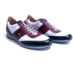 Scarpe di Maremma Sneakers Bassa In Pelle Bianca*Uomo Sneakers