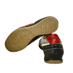 Scarpe di Maremma Sneakers Bassa In Pelle Grigia E Rossa*Uomo Sneakers