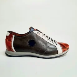 Scarpe di Maremma Sneakers Bassa In Pelle Grigia*Uomo Sneakers