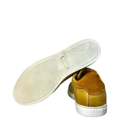 Scarpe di Maremma Sneakers Bassa In Pelle Gialla*Uomo Sneakers