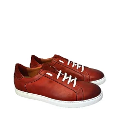 Scarpe di Maremma Sneakers Bassa In Pelle Rossa*Uomo Sneakers