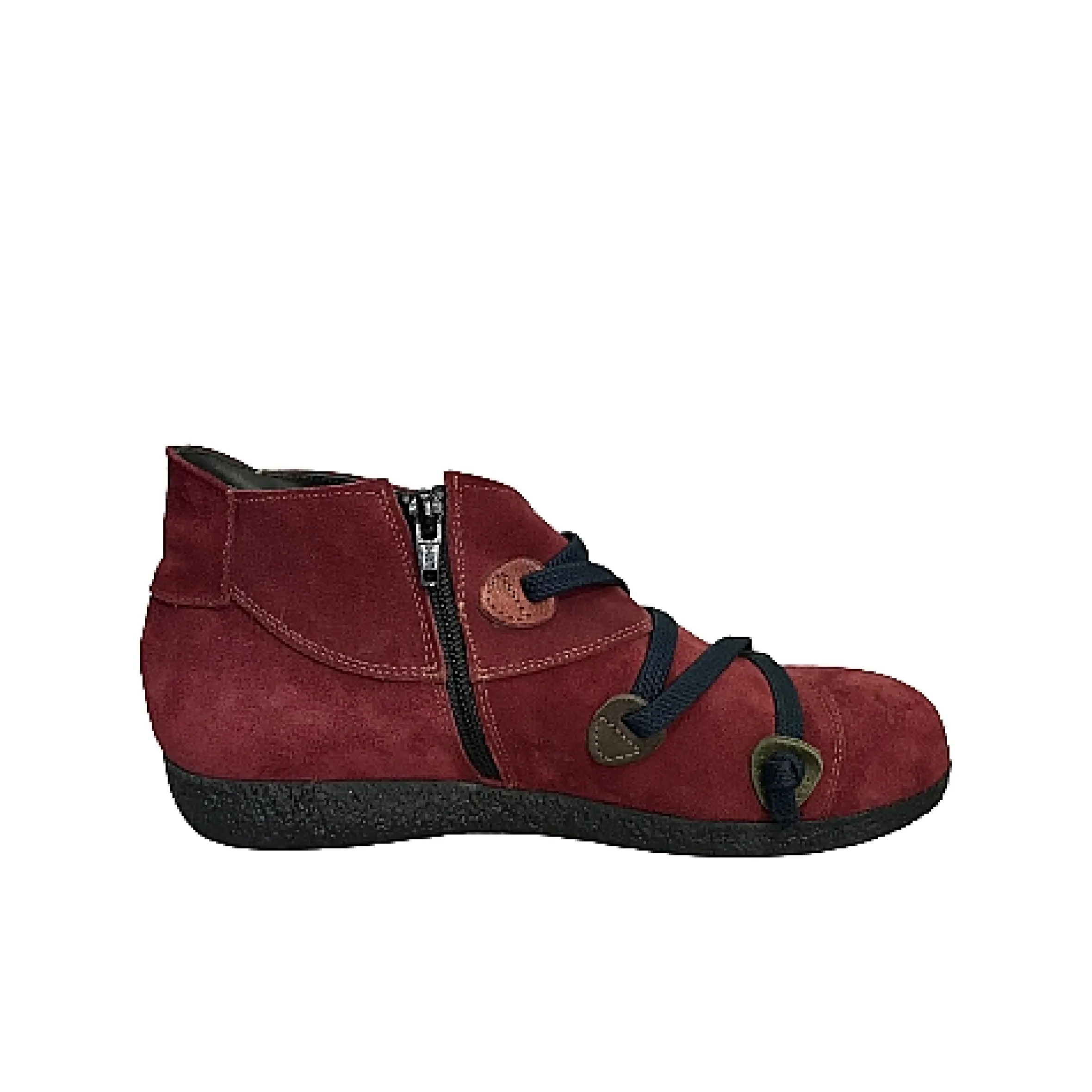 Scarpe di Maremma Sneakers Camoscio Bordeaux*Donna Scarpe Sportive