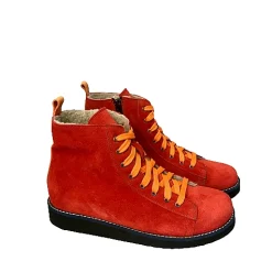 Scarpe di Maremma Sneakers Camoscio Mattone*Donna Scarpe Sportive