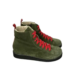 Scarpe di Maremma Sneakers Camoscio Verde*Donna Scarpe Sportive