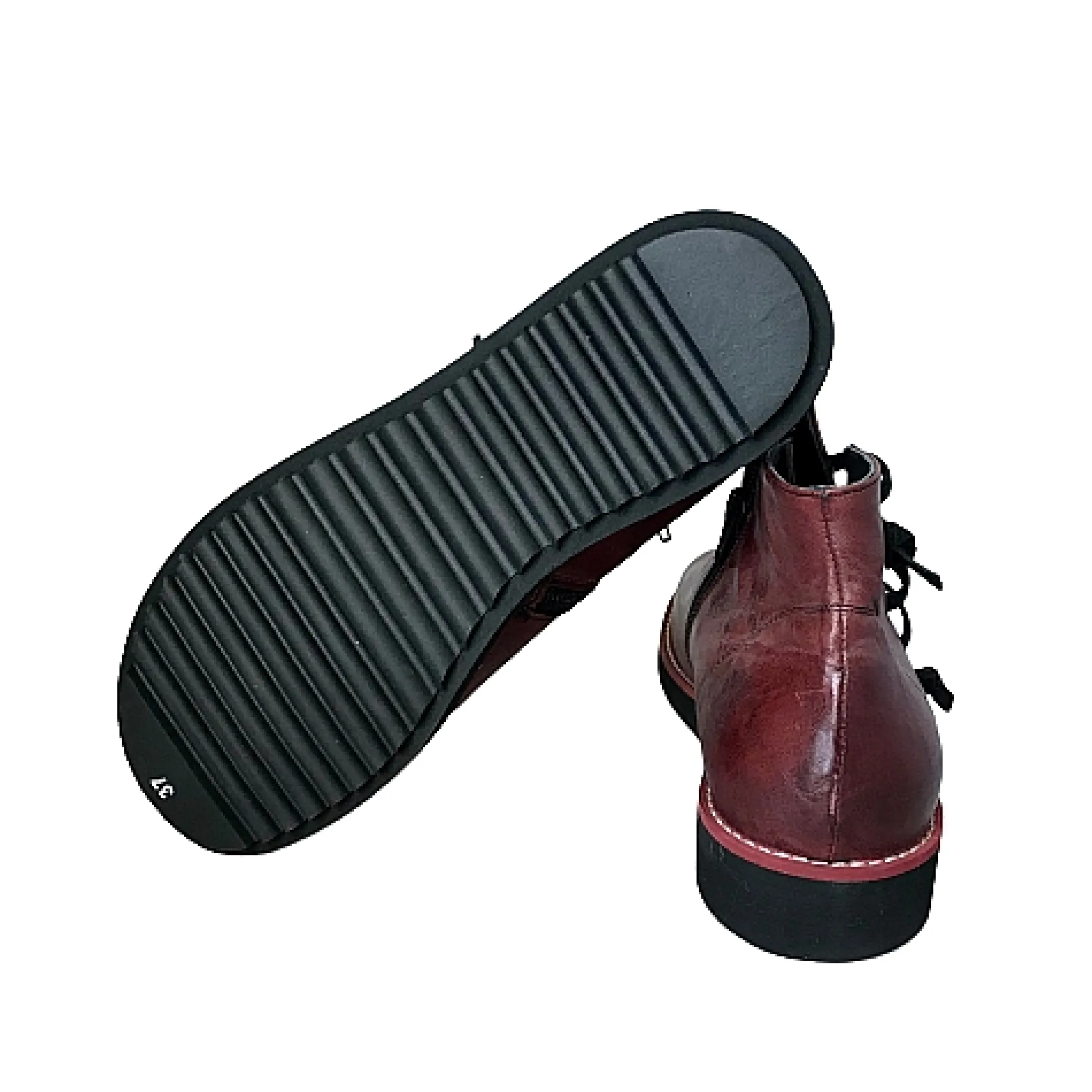 Scarpe di Maremma Sneakers In Pelle Bordeaux*Donna Scarpe Sportive