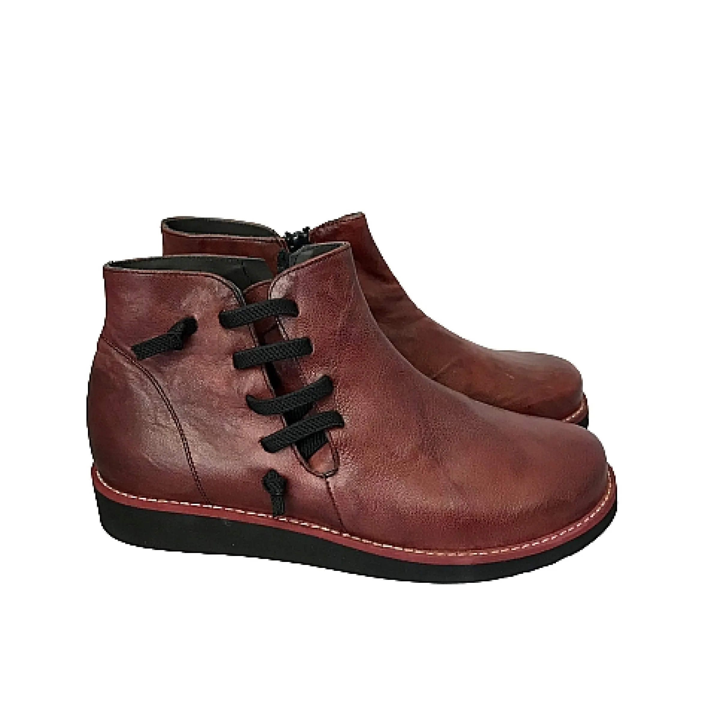 Scarpe di Maremma Sneakers In Pelle Bordeaux*Donna Scarpe Sportive