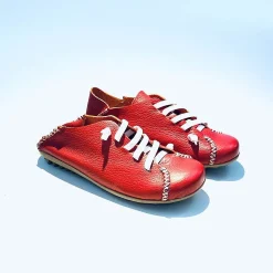Scarpe di Maremma Sneakers Stringata Rossa*Donna Scarpe Stringate