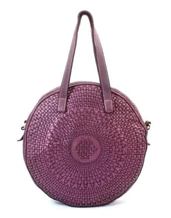 Scarpe di Maremma Sole Big Borsa Rotonda Intrecciata*Donna Borse Morbide