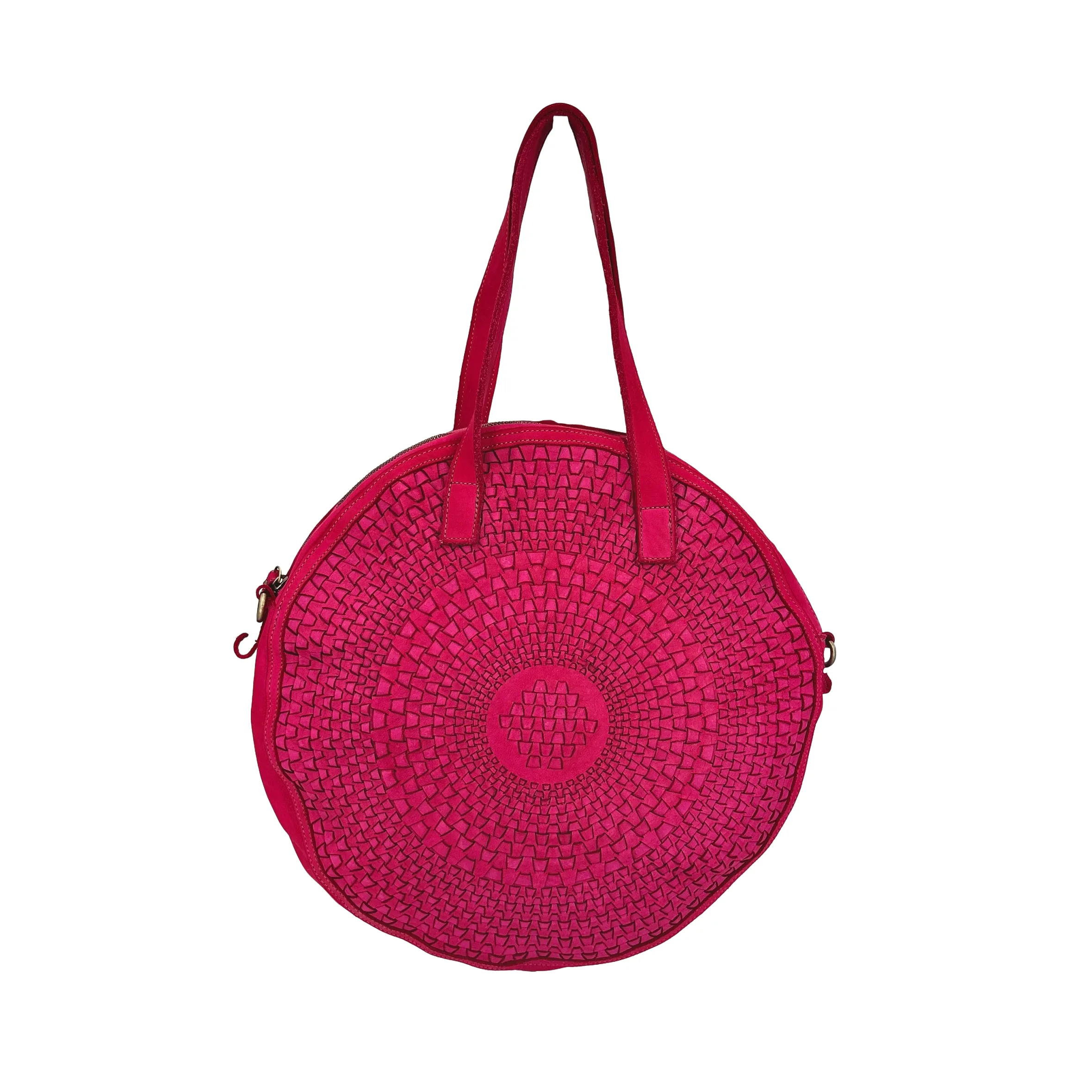 Scarpe di Maremma Sole Big Borsa Rotonda Intrecciata*Donna Borse Morbide