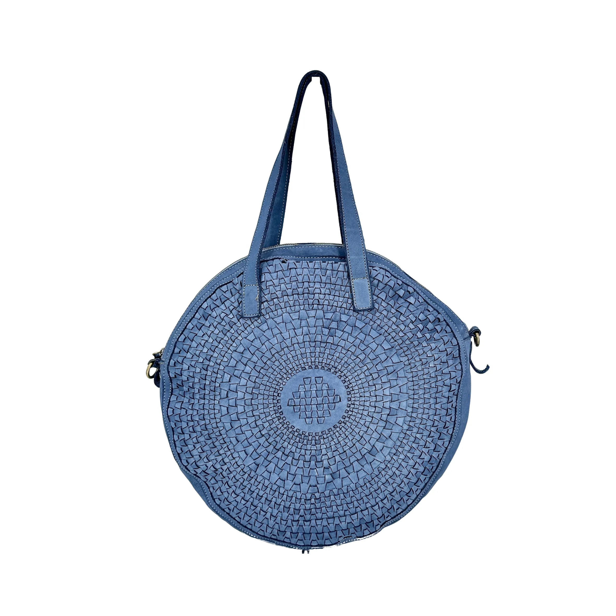 Scarpe di Maremma Sole Big Borsa Rotonda Intrecciata*Donna Borse Morbide