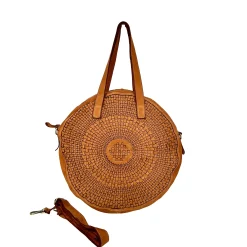 Scarpe di Maremma Sole Big Borsa Rotonda Intrecciata*Donna Borse Morbide