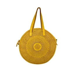 Scarpe di Maremma Sole Big Borsa Rotonda Intrecciata*Donna Borse Morbide