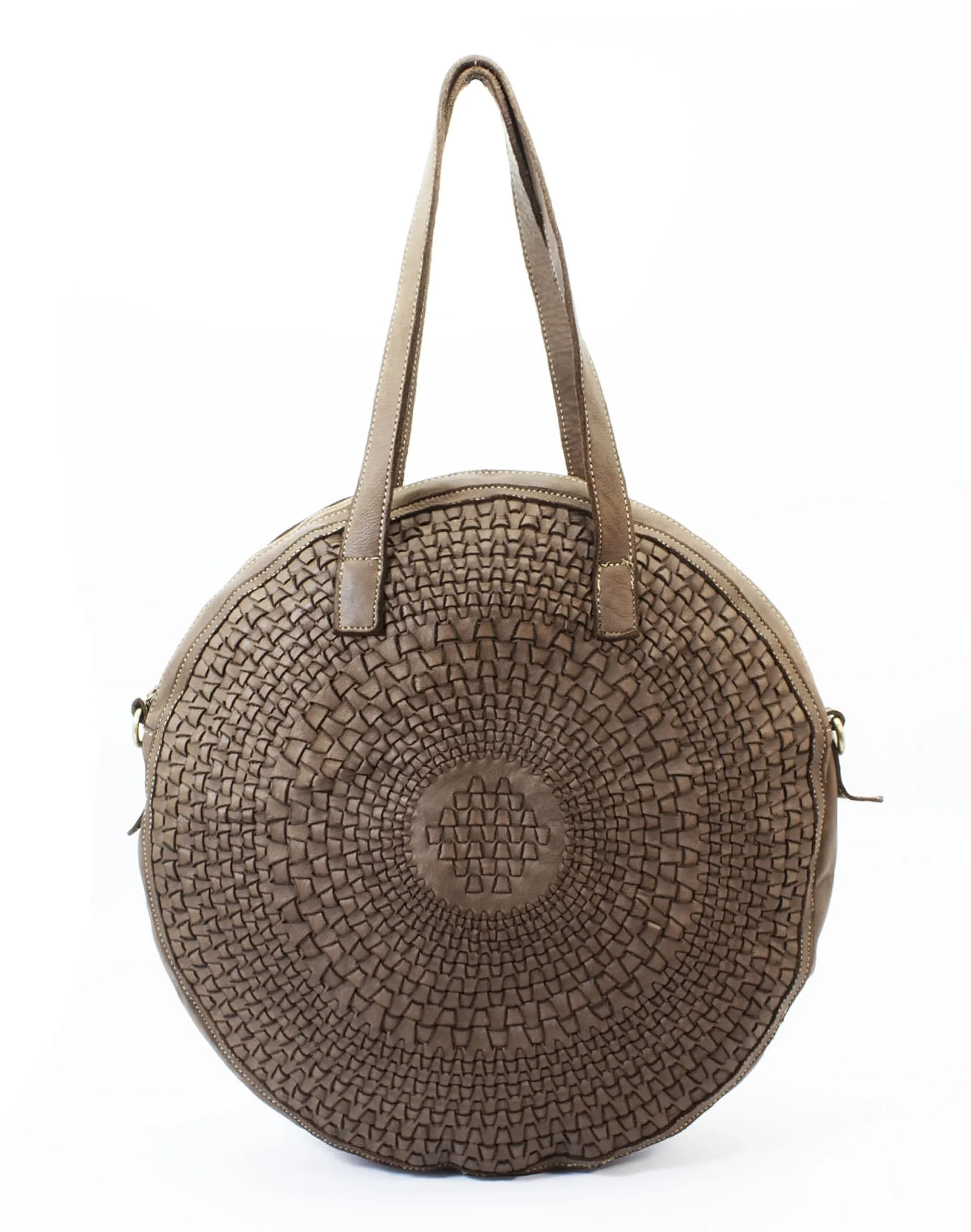Scarpe di Maremma Sole Big Borsa Rotonda Intrecciata*Donna Borse Morbide