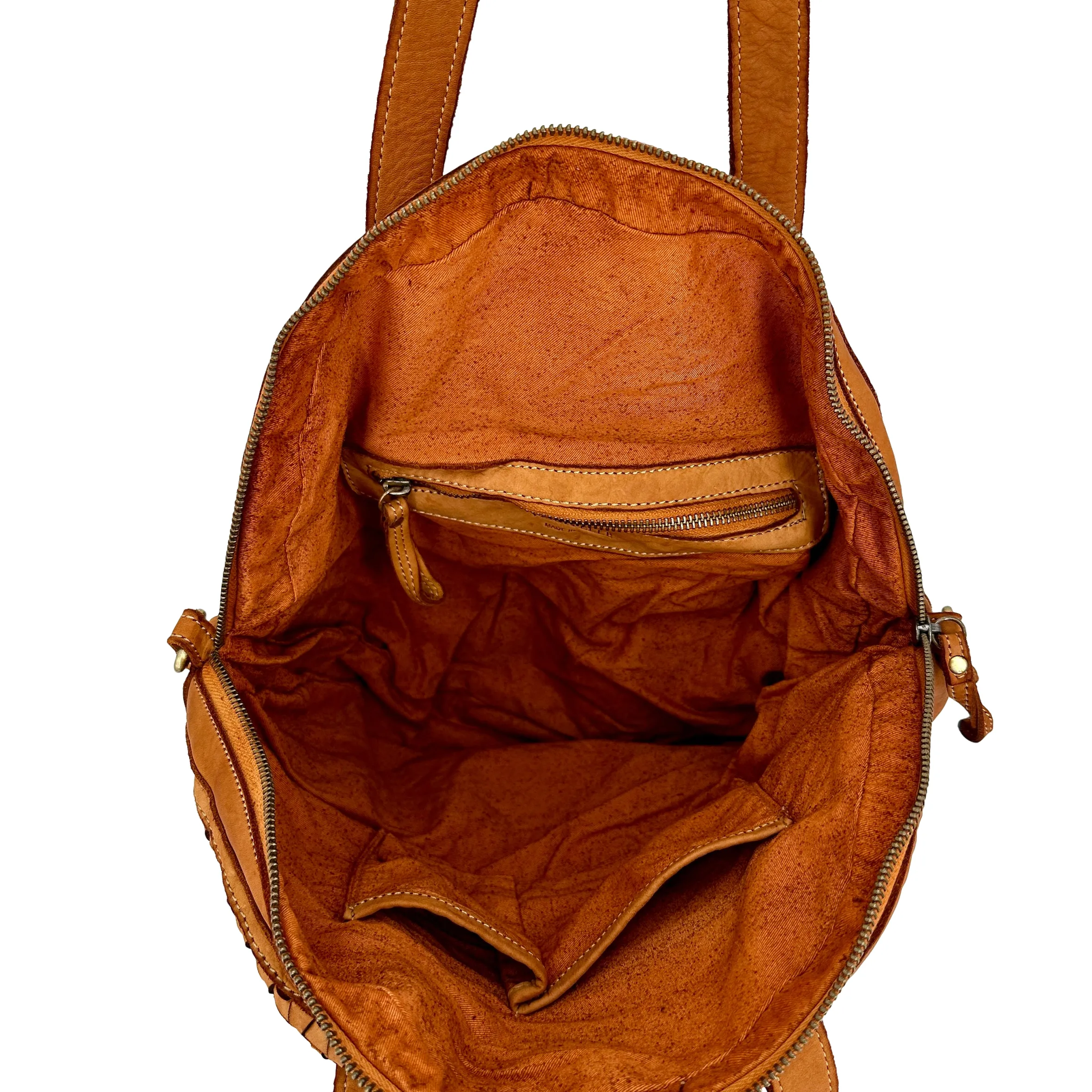 Scarpe di Maremma Sole Big Borsa Rotonda Intrecciata*Donna Borse Morbide