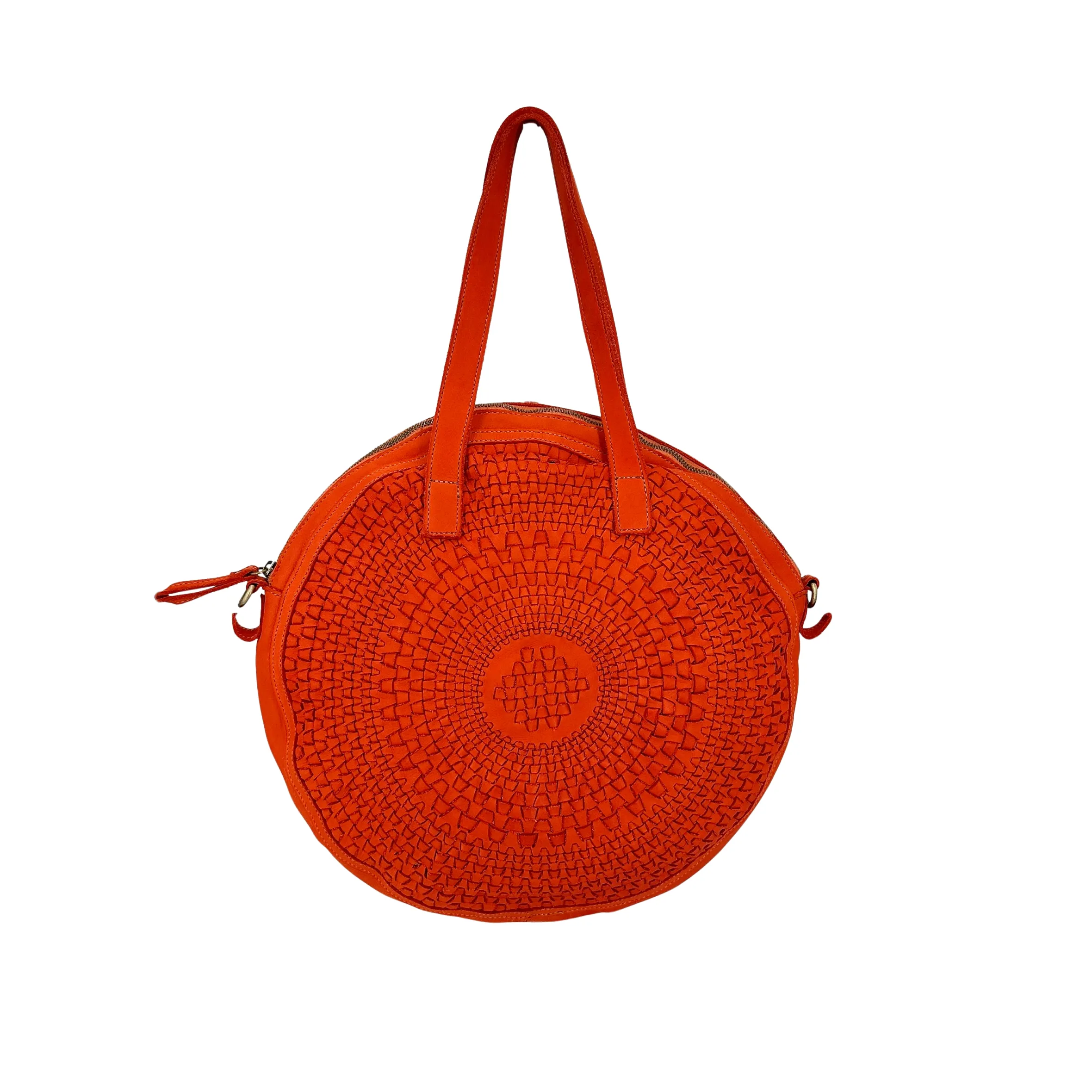 Scarpe di Maremma Sole Big Borsa Rotonda Intrecciata*Donna Borse Morbide