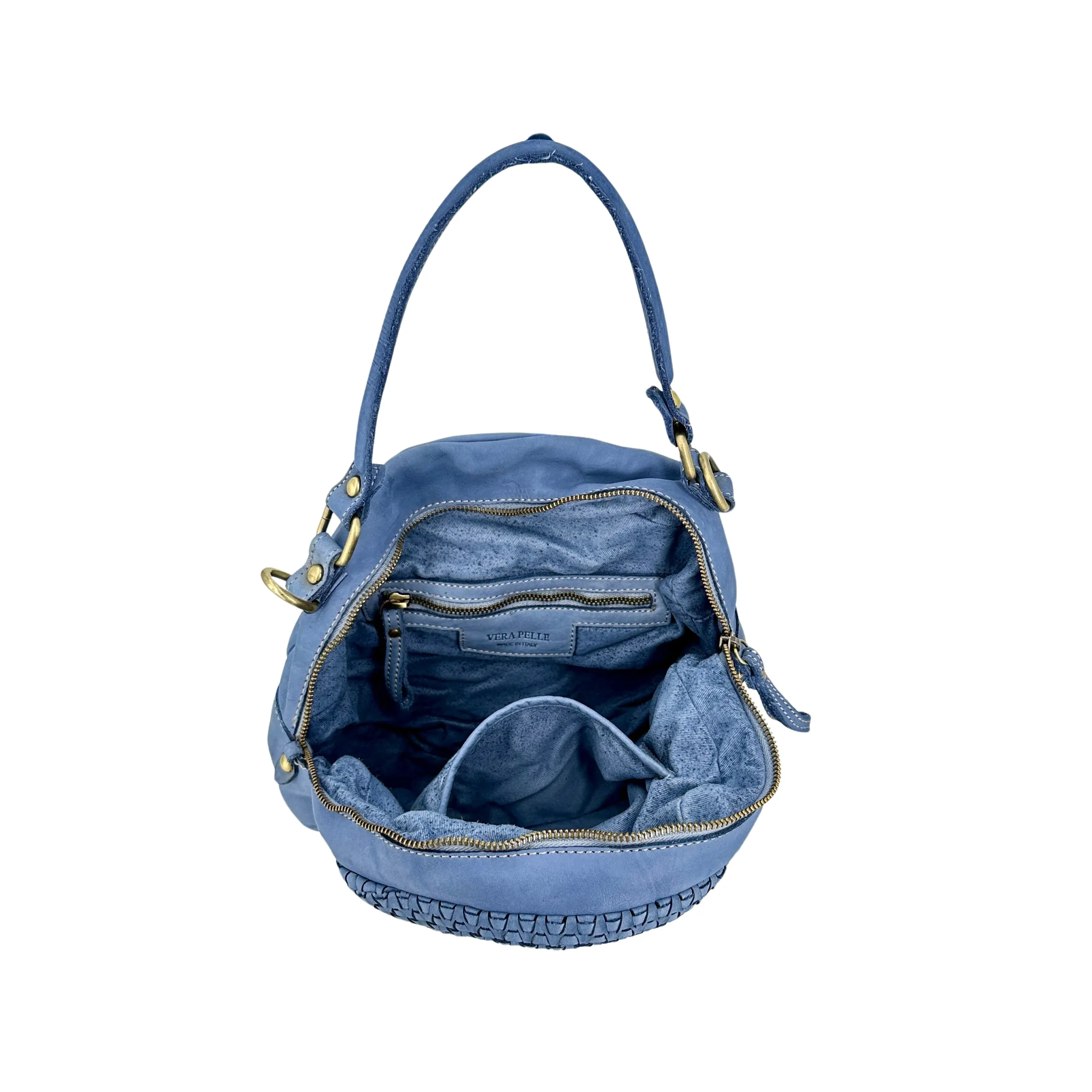 Scarpe di Maremma Sole Small Borsa Rotonda Intrecciata*Donna Borse Morbide
