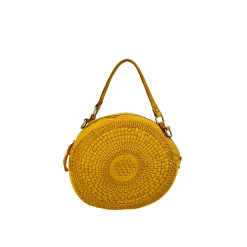 Scarpe di Maremma Sole Small Borsa Rotonda Intrecciata*Donna Borse Morbide