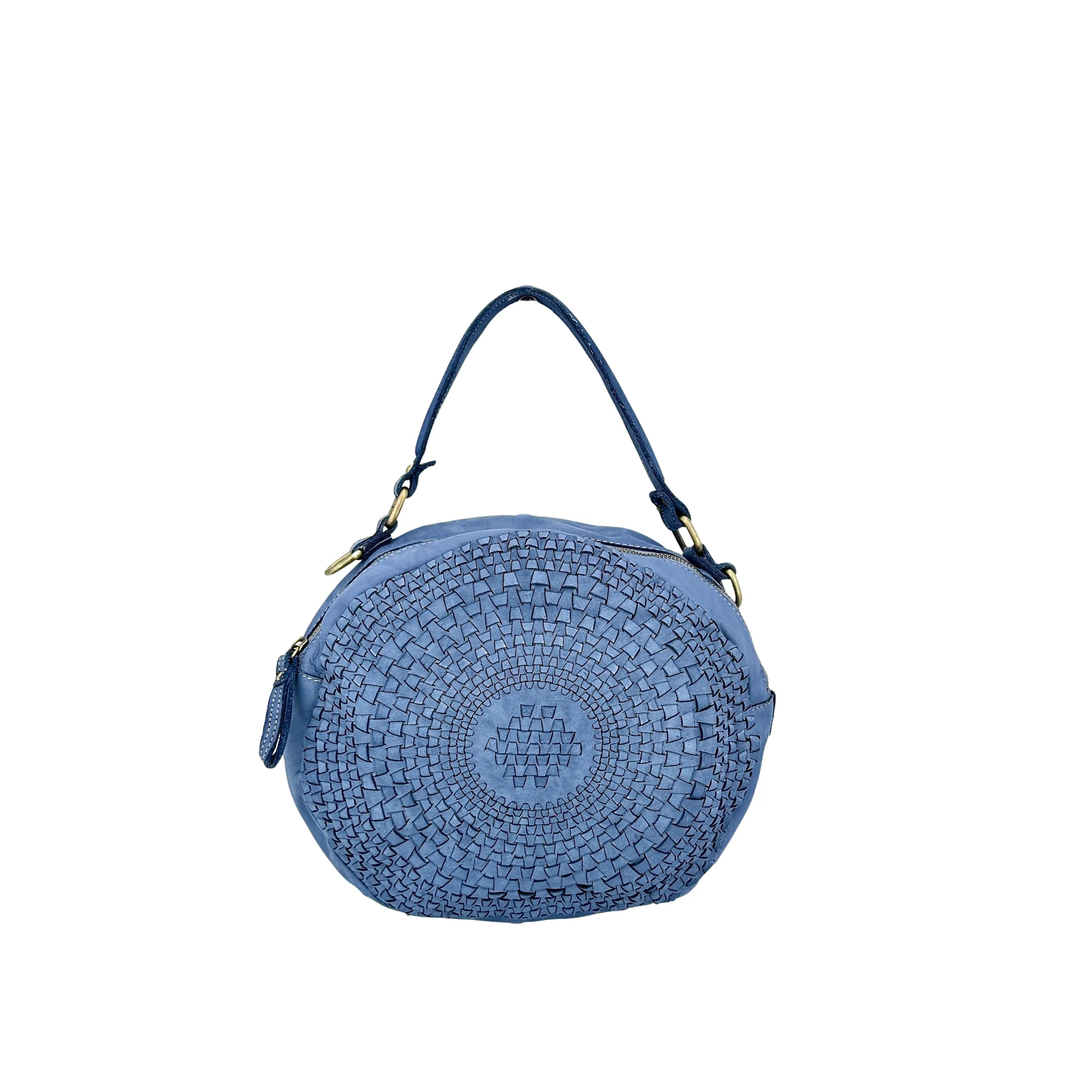 Scarpe di Maremma Sole Small Borsa Rotonda Intrecciata*Donna Borse Morbide