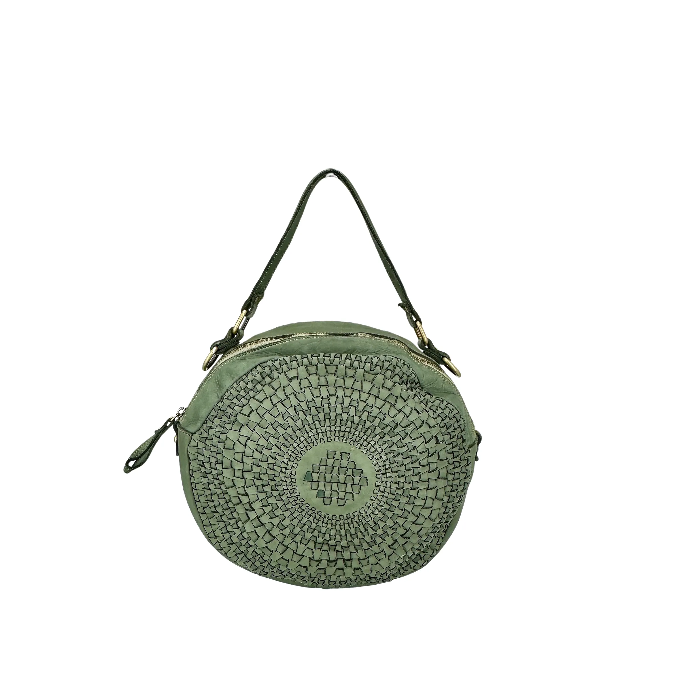 Scarpe di Maremma Sole Small Borsa Rotonda Intrecciata*Donna Borse Morbide