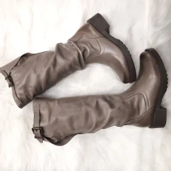 Scarpe di Maremma Stivale Alto Taupe*Donna Stivali