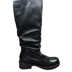 Scarpe di Maremma Stivale Artigianale Alto Nero*Donna Stivali