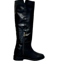 Scarpe di Maremma Stivale Artigianale Nero Con Zeppa Interna*Donna Stivali