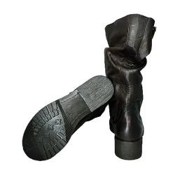 Scarpe di Maremma Stivale Medio In Pelle Artigianale Testa Di Moro Pfv*Donna Stivali
