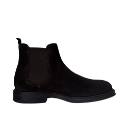 Scarpe di Maremma Stivaletto Beatles Artigianale In Nabuk Testa Di Moro*Uomo Stivaletti