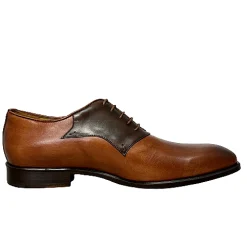 Scarpe di Maremma Stringata Artigianale Bicolore Sfumata A Mano Cucita Blake*Uomo Stringate