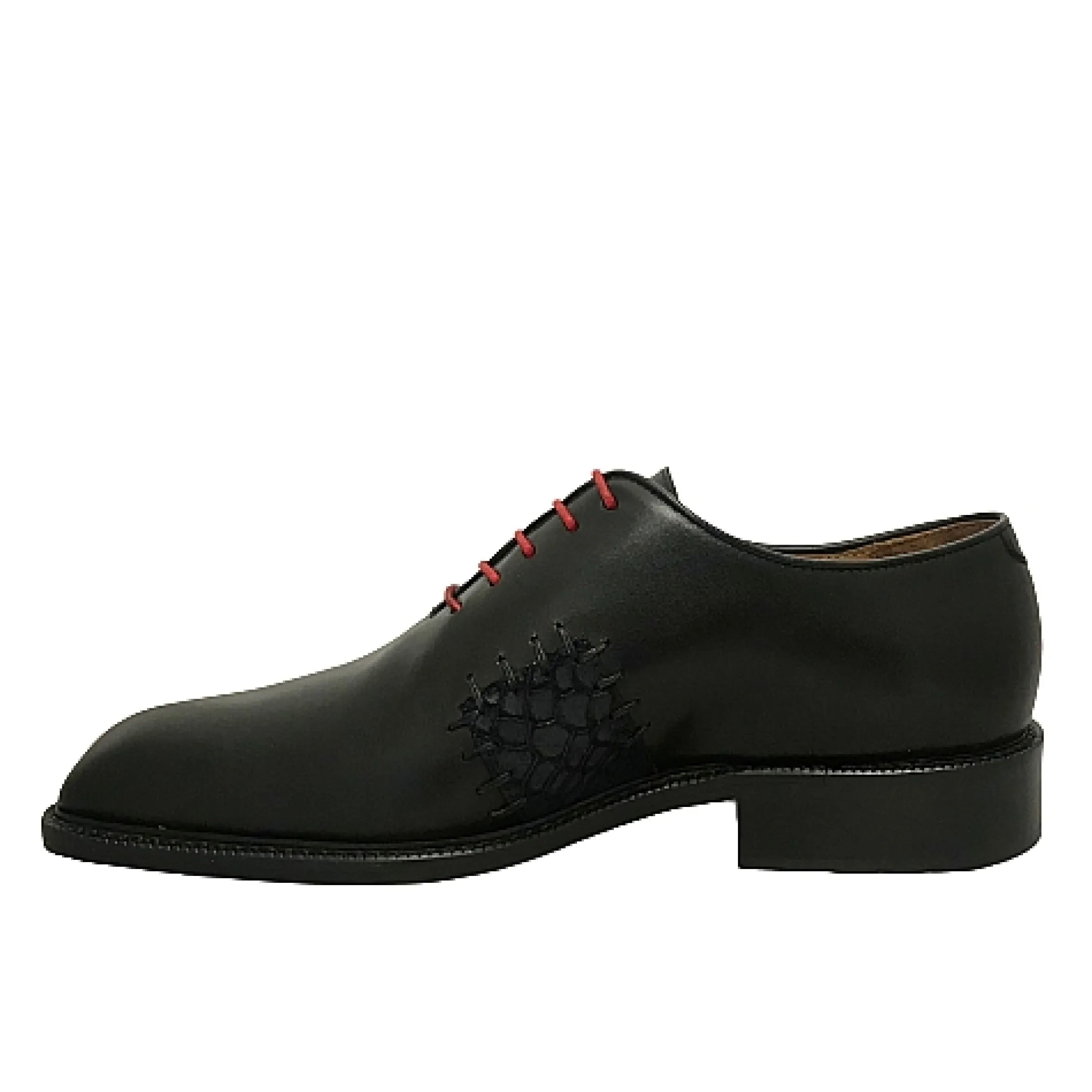 Scarpe di Maremma Stringata Artigianale Con Toppe Cucite*Uomo Stringate