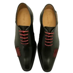 Scarpe di Maremma Stringata Artigianale Con Toppe Cucite*Uomo Stringate