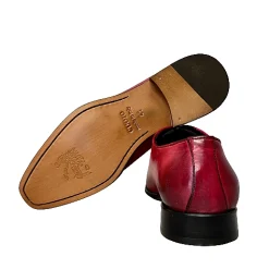 Scarpe di Maremma Stringata Artigianale Cucita Blake Fucsia*Uomo Stringate