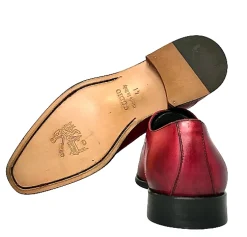 Scarpe di Maremma Stringata Artigianale Cucita Blake Fuxia*Uomo Stringate