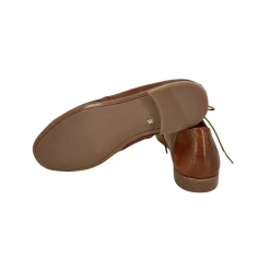 Scarpe di Maremma Stringata Artigianale In Pelle Tuffata Cuoio Camarri 1916*Donna Scarpe Stringate