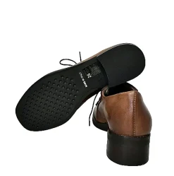 Scarpe di Maremma Stringata Artigianale In Pelle Cuoio*Donna Scarpe Stringate