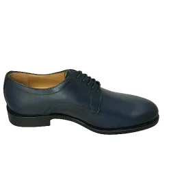 Scarpe di Maremma Stringata Blu Liscia*Uomo Stringate