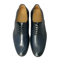 Scarpe di Maremma Stringata Blu Liscia*Uomo Stringate