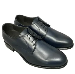 Scarpe di Maremma Stringata Blu Liscia*Uomo Stringate