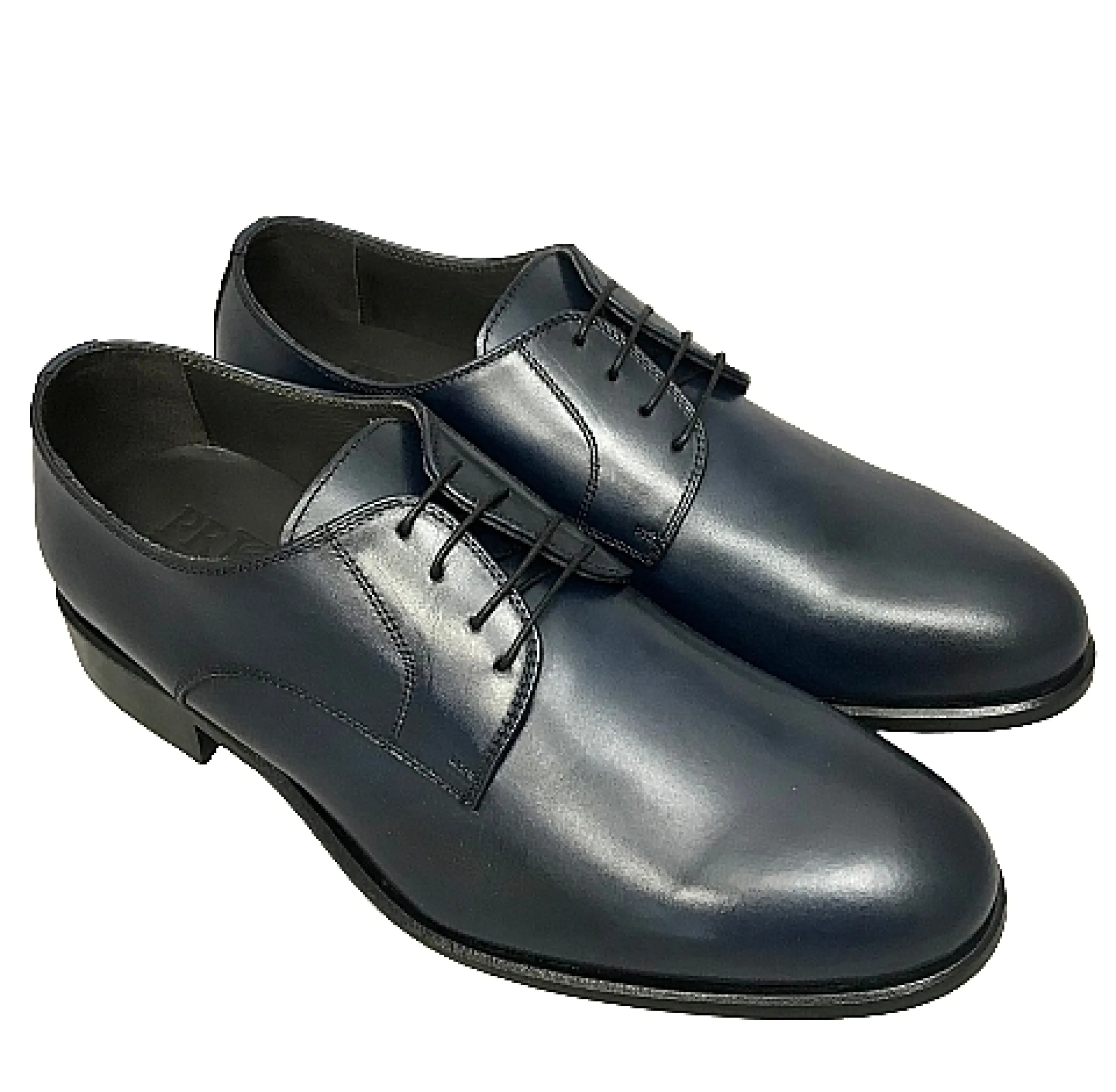 Scarpe di Maremma Stringata Blu Liscia*Uomo Stringate