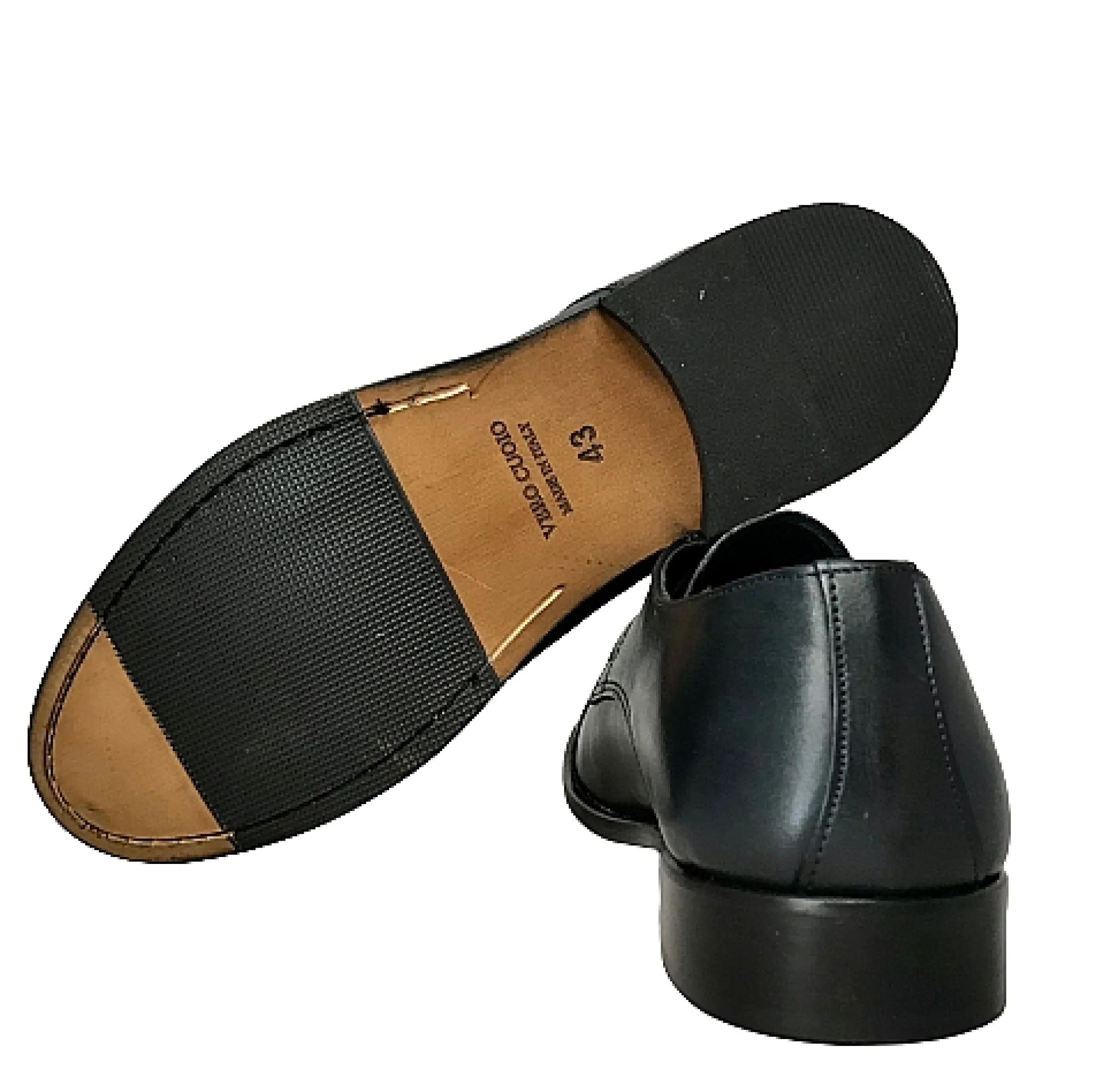 Scarpe di Maremma Stringata Blu Scuro Con Spunterbo Cucita Blake*Uomo Stringate
