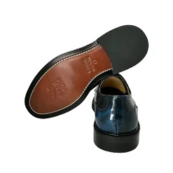 Scarpe di Maremma Stringata Blu Semi Lucida Sfumata*Uomo Stringate
