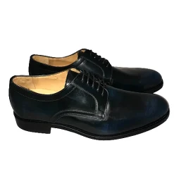 Scarpe di Maremma Stringata Blu Semi Lucida*Uomo Stringate