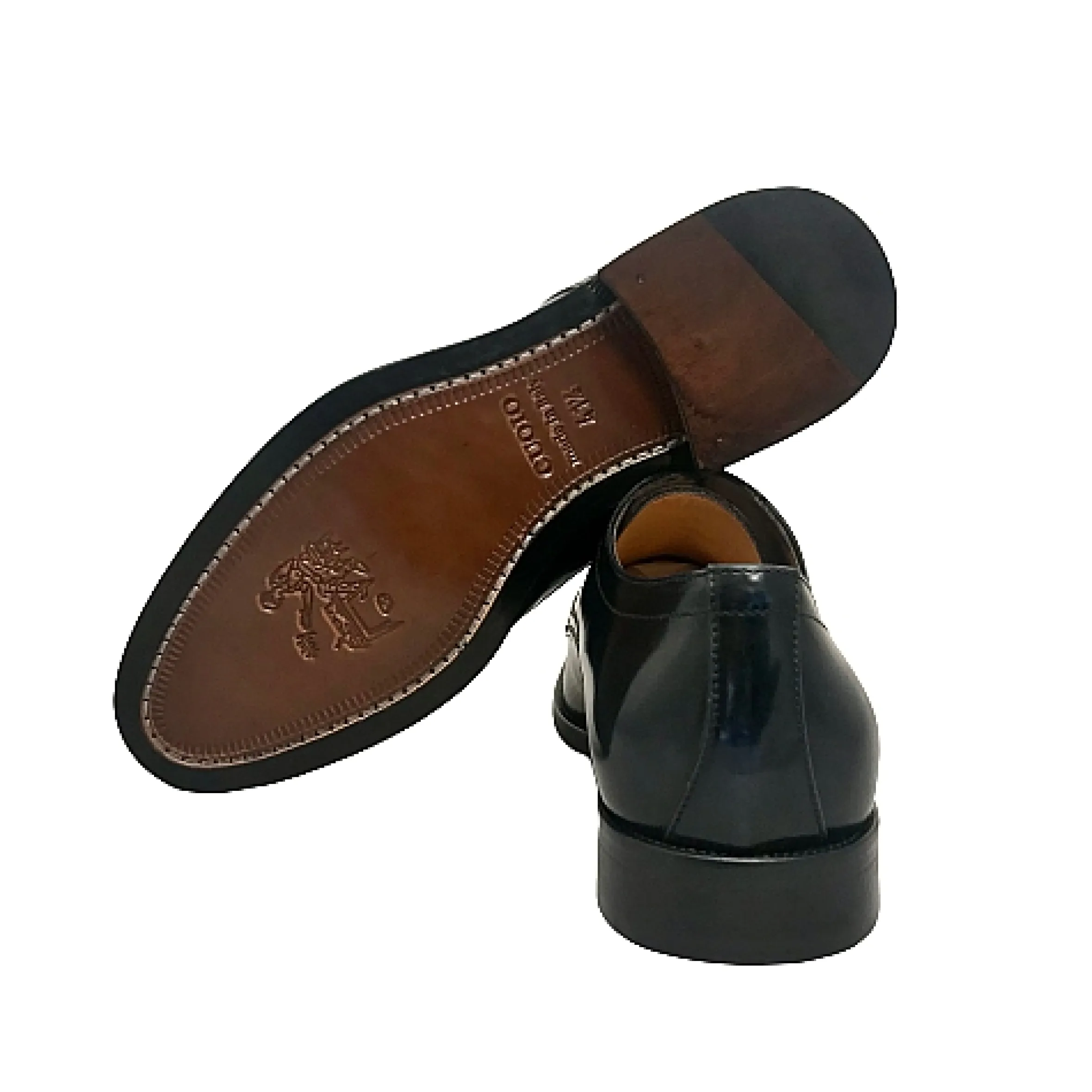 Scarpe di Maremma Stringata Blu Semi Lucida*Uomo Stringate