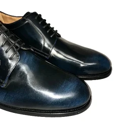 Scarpe di Maremma Stringata Blu Semi Lucida*Uomo Stringate