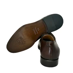 Scarpe di Maremma Stringata Con Spunterbo Color Dattero Cucita*Uomo Stringate