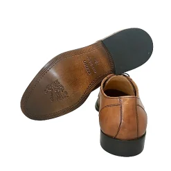 Scarpe di Maremma Stringata Cuoio Chiaro Con Spunterbo*Uomo Stringate