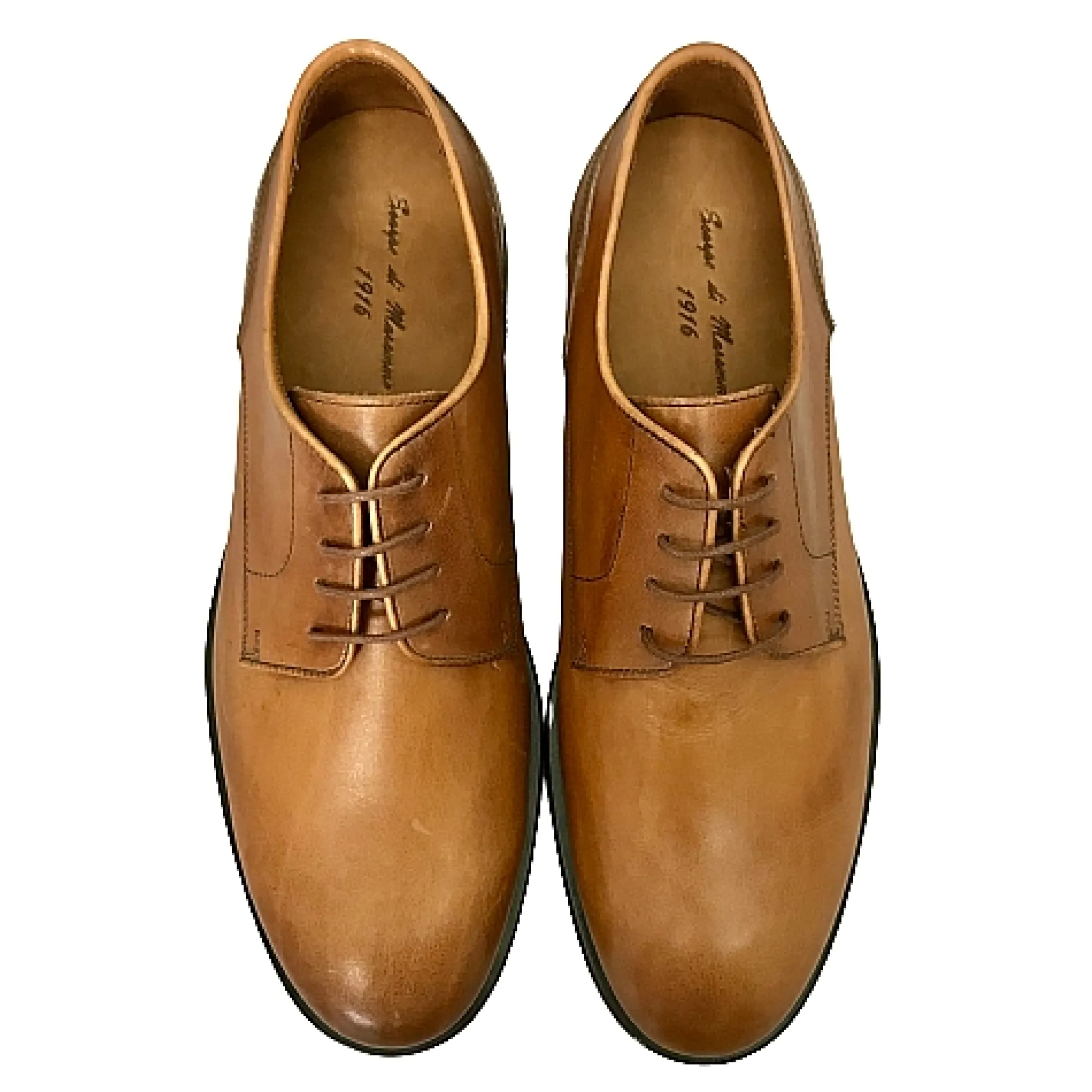 Scarpe di Maremma Stringata Cuoio Liscia*Uomo Stringate